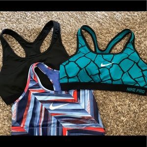 Nike sports bras